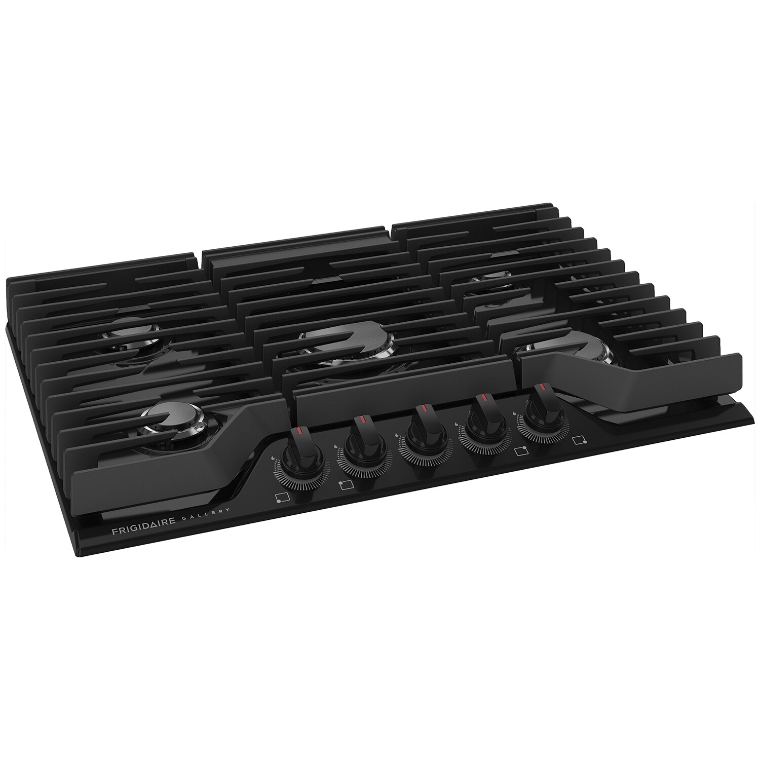 Frigidaire Gallery 30 in. 5-Burner Natural Gas Cooktop with Simmer Burner & Power Burner - Black, Black, hires