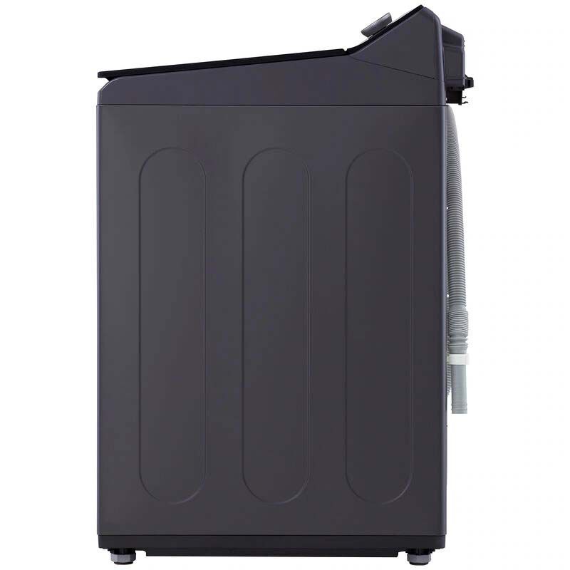 LG 27 in. 5.3 cu. ft. Smart Top Load Washer with Agitator, TurboWash3D Technology & AI Sensing - Matte Black, Matte Black, hires