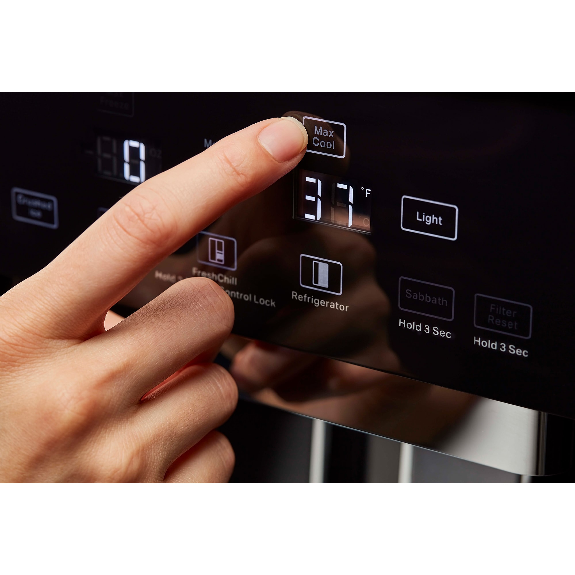 KitchenAid 42 in. 25.5 cu. ft. Built-In Counter Depth Side by Side Refrigerator with Ice Maker - Custom Panel Ready, , hires