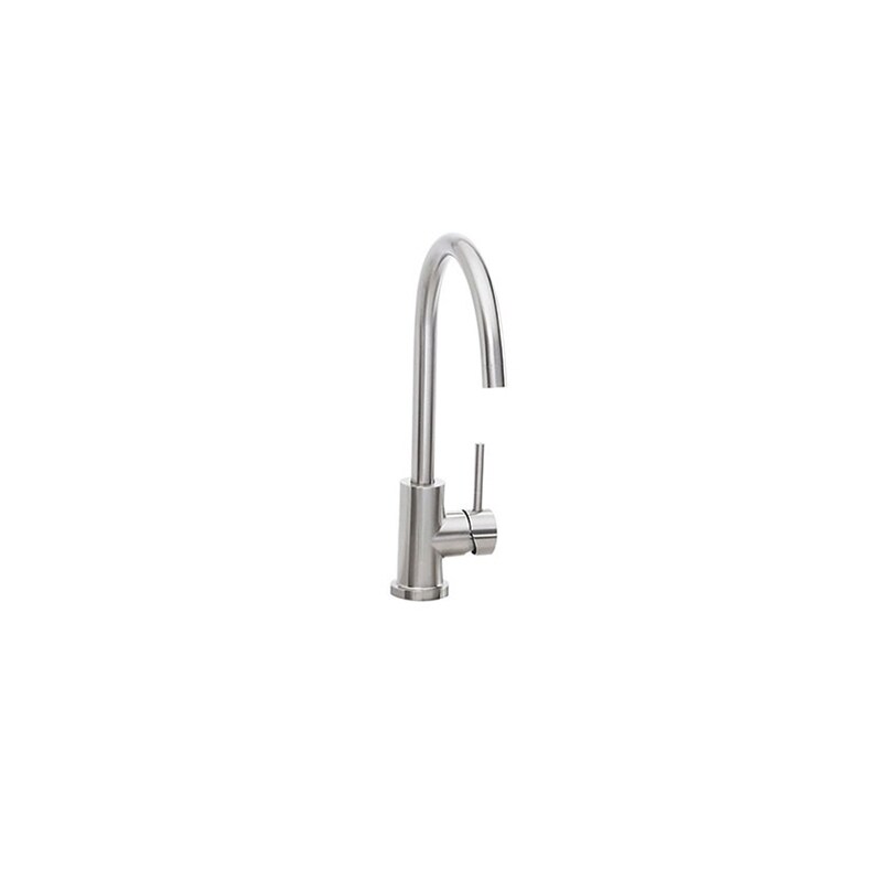 Sedona By Lynx Single Lever Outdoor Gooseneck Faucet - Stainless Steel, , hires