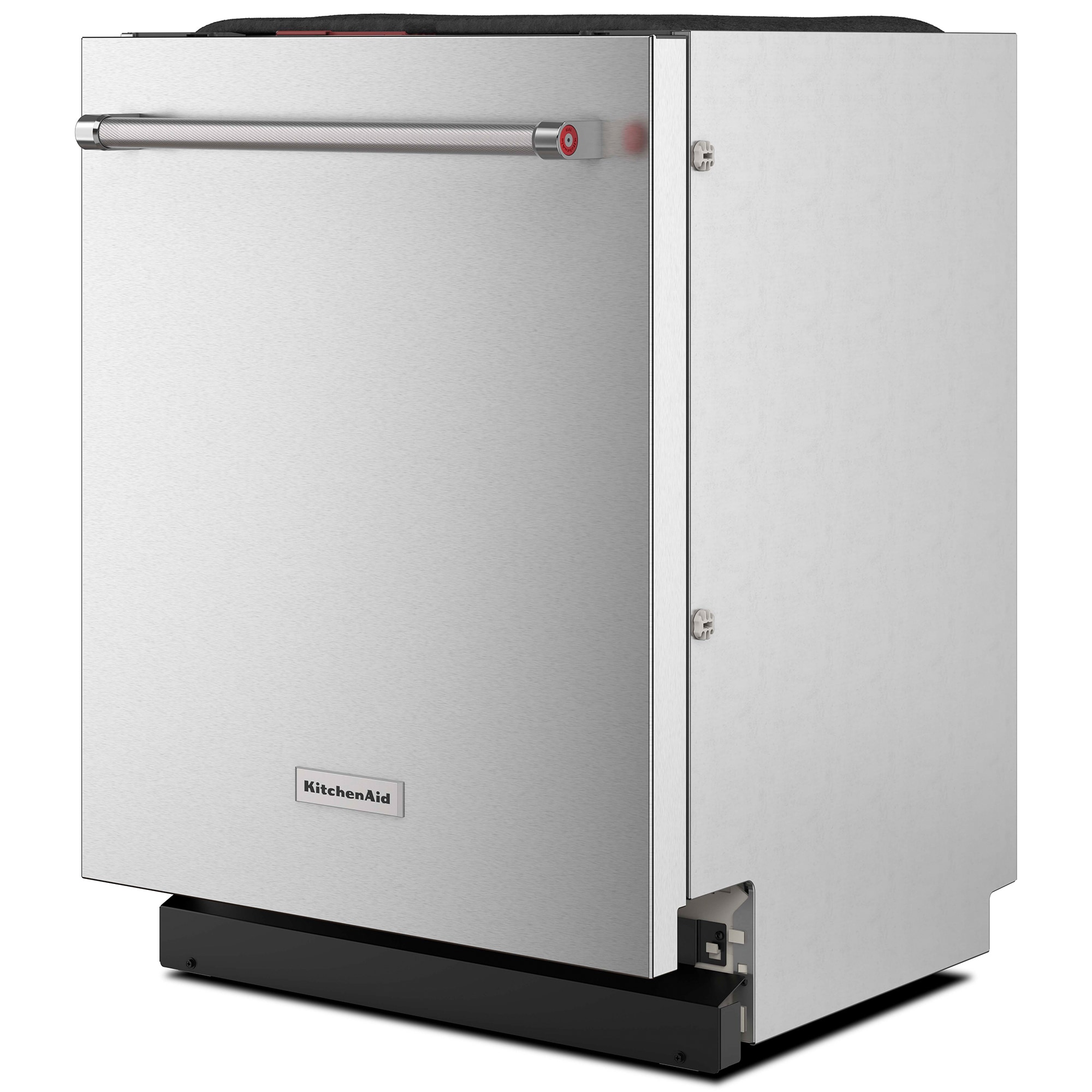 KitchenAid 24 in. Top Control Flush-Mount Dishwasher with 39 dBa Sound Level & 3rd-Rack - Stainless Steel with PrintShield Finish, Stainless Steel with PrintShield Finish, hires