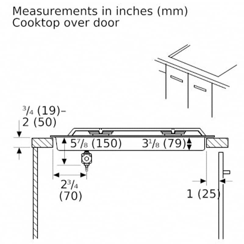 Bosch 800 Series 30 in. 5-Burner Natural Gas Cooktop with Simmer Burner & Power Burner - Black, Black, hires