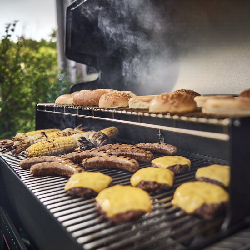 Weber Searwood XL 600 Wood Pellets Grill - Black, , hires