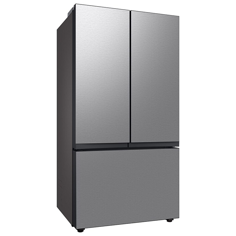 Samsung Bespoke 36 in. 24 cu. ft. Smart Counter Depth French Door Refrigerator with Internal Water AutoFill Pitcher - Stainless Steel, Stainless Steel, hires