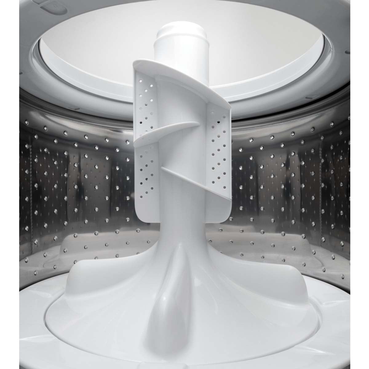 GE 27 in. 4.0 cu. ft. Top Load Washer with Stainless Steel Basket, Water Level Control & Heavy Duty Agitator - White, , hires