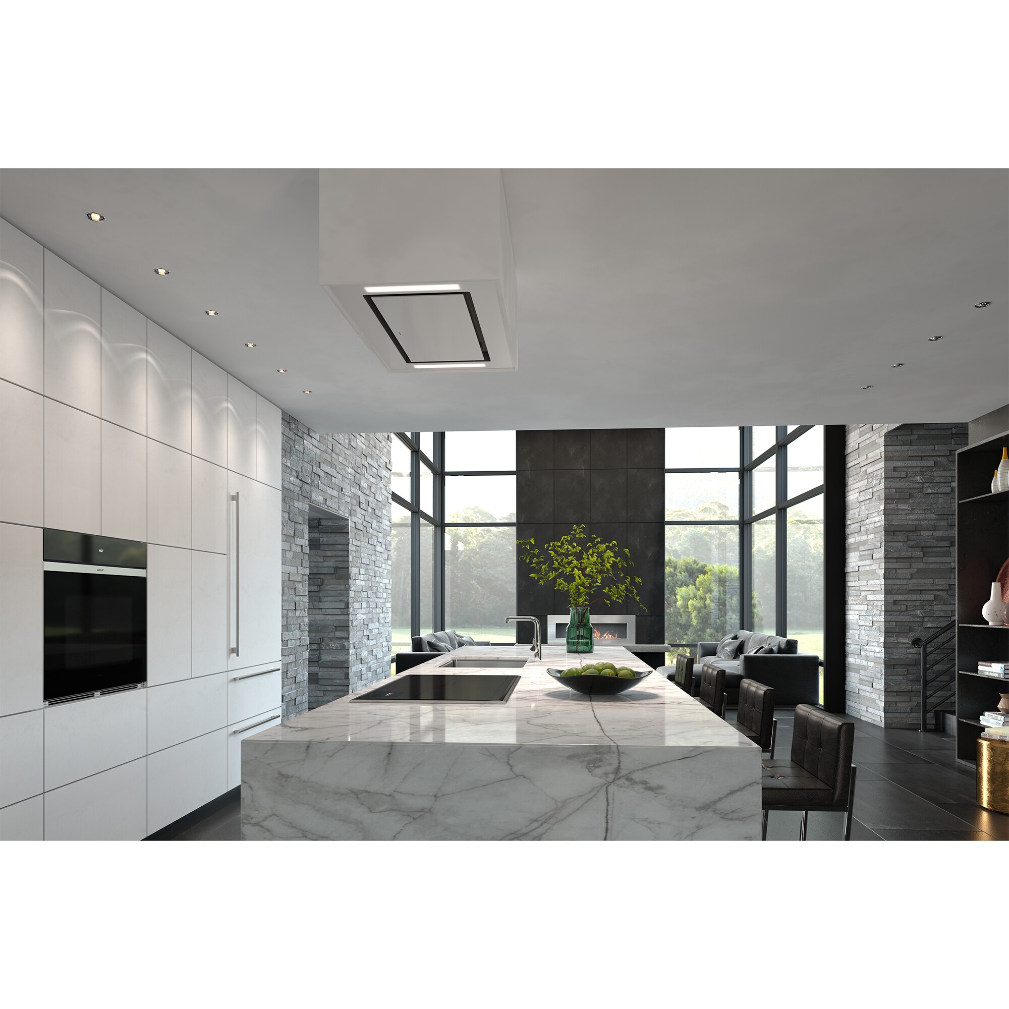 Wolf Transitional Series 36 in. Induction Cooktop with 5 Smoothtop Burners - Black, , hires