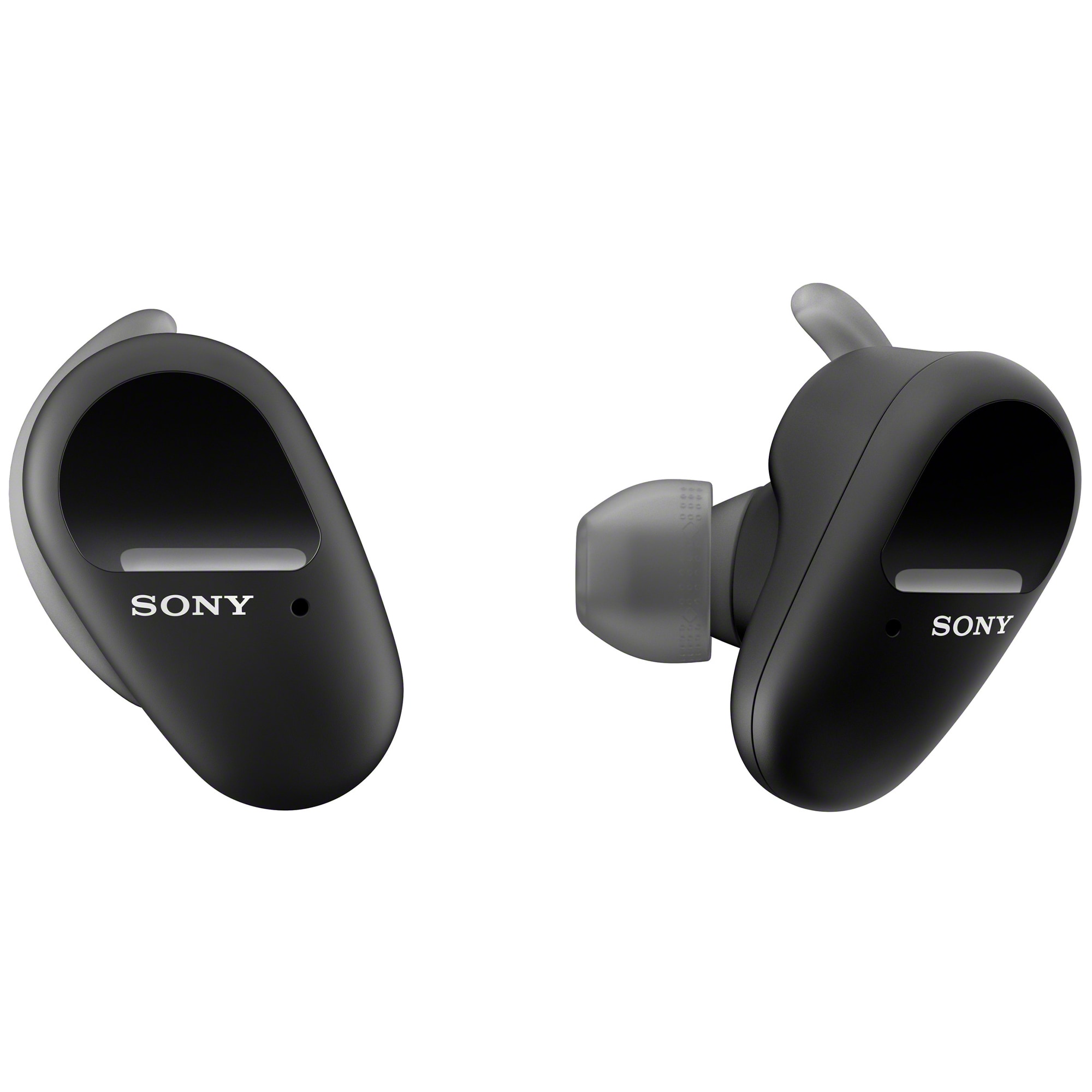 Sony - WF-SP800N/B True Wireless Noise-Cancelling In-Ear Headphones - Black, , hires