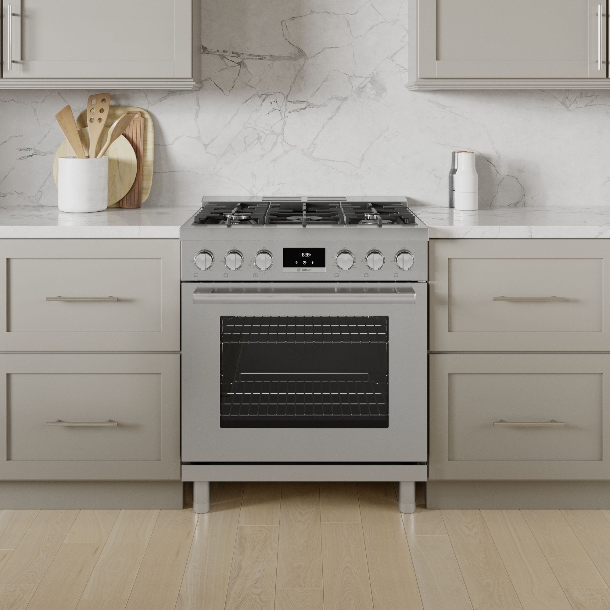 Bosch Metal Pedestal Feet for Industrial Style Ranges Stainless Steel