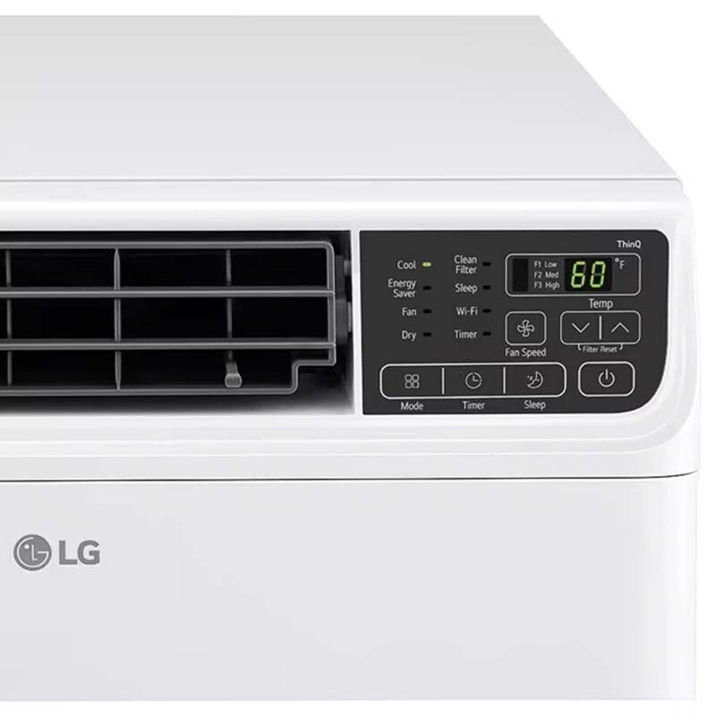LG 8,500 BTU 115V Smart Energy Star Window/Wall Air Conditioner with Inverter, 3 Fan Speeds, Sleep Mode & Remote Control - White, , hires