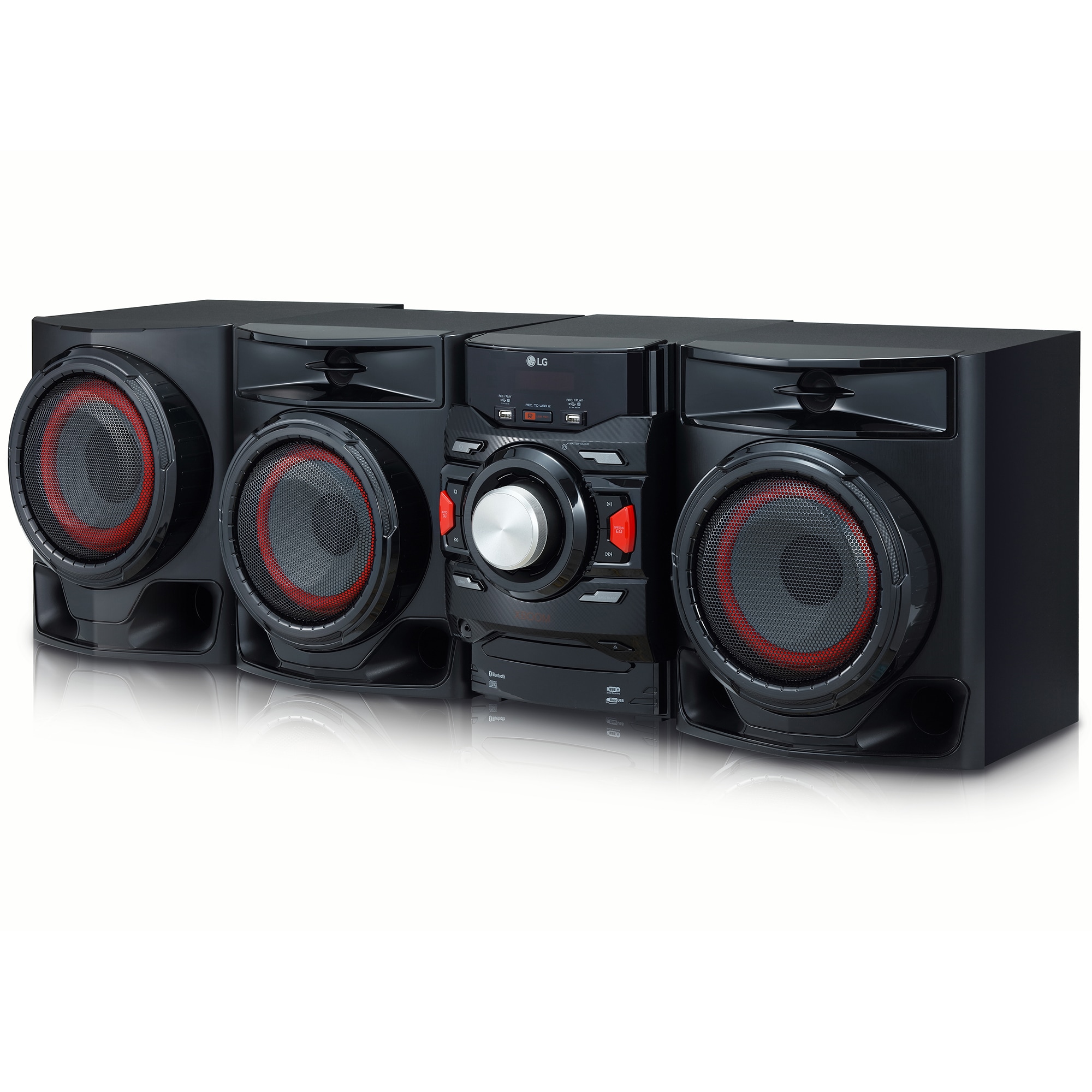 LG XBOOM 2.1ch Bluetooth Shelf System with Speakers and Subwoofer, , hires
