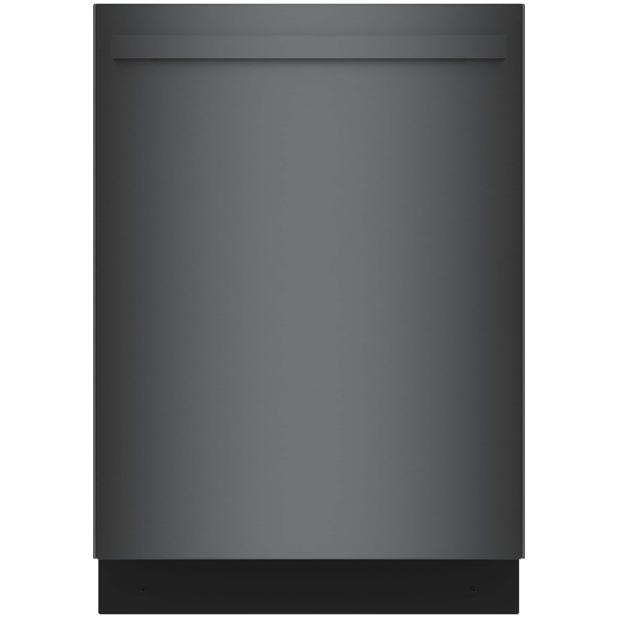 Bosch 800 Series 24 in. Top Control Smart Dishwasher with 42 dBa Sound Level, 3rd-Rack & CrystalDry - Black Stainless, Black Stainless, hires