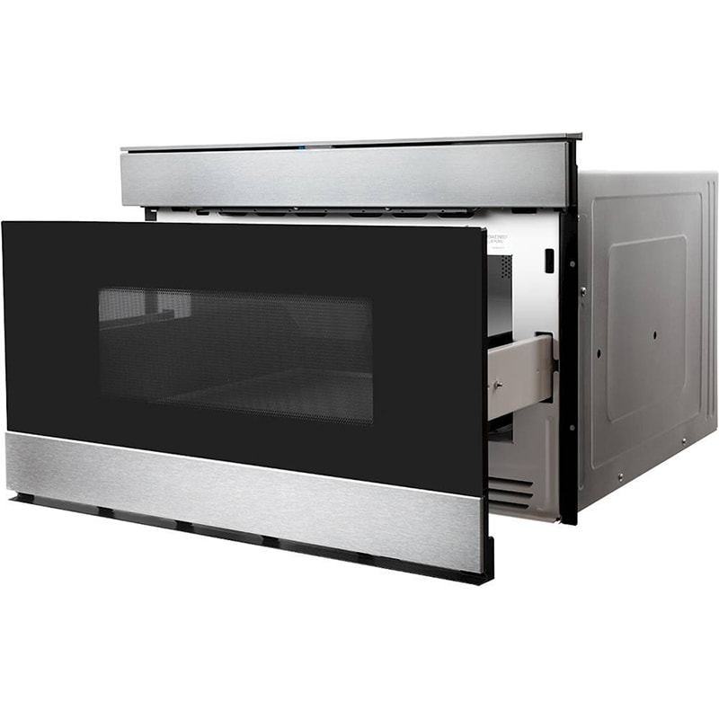 Sharp 24 in. 1.2 cu. ft. 950W Smart Drawer Microwave with Sensor Cooking - Stainless Steel, , hires