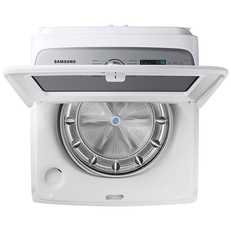 Samsung 27 in. 5.5 cu. ft. Smart Top Load Washer with Super Speed Wash - White, White, hires
