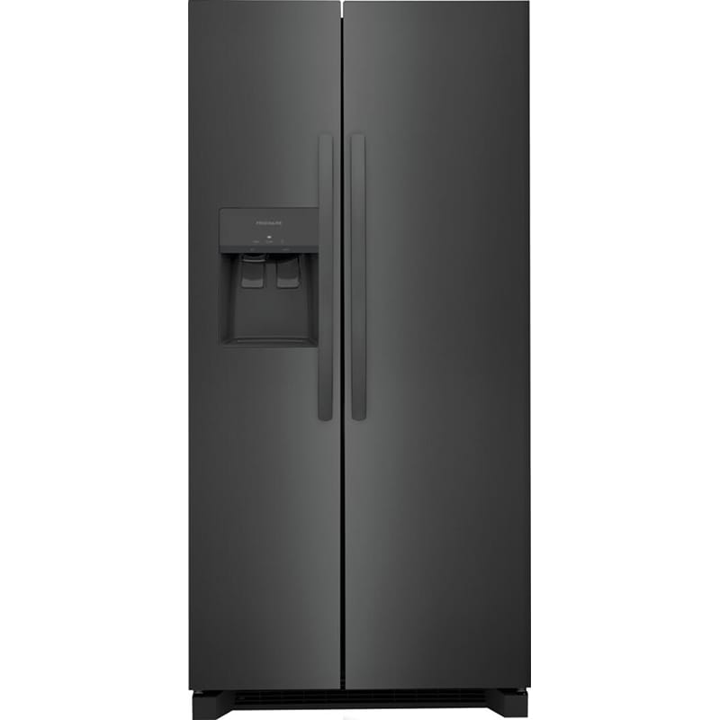 Frigidaire 33 in. 22.3 cu. ft. Side by Side Refrigerator with Ice & Water Dispenser - Black Stainless, Black Stainless, hires