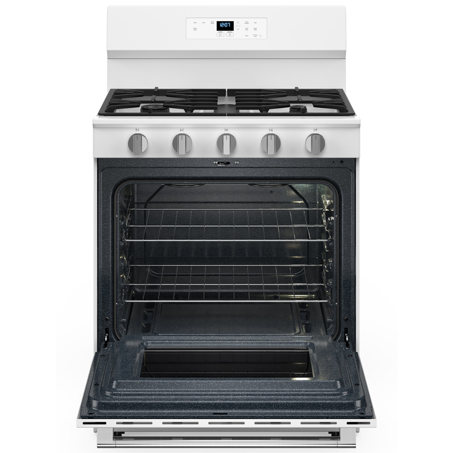 Maytag 30 in. 5 cu. ft. Gas Range with 5 Sealed Burners - White, White, hires