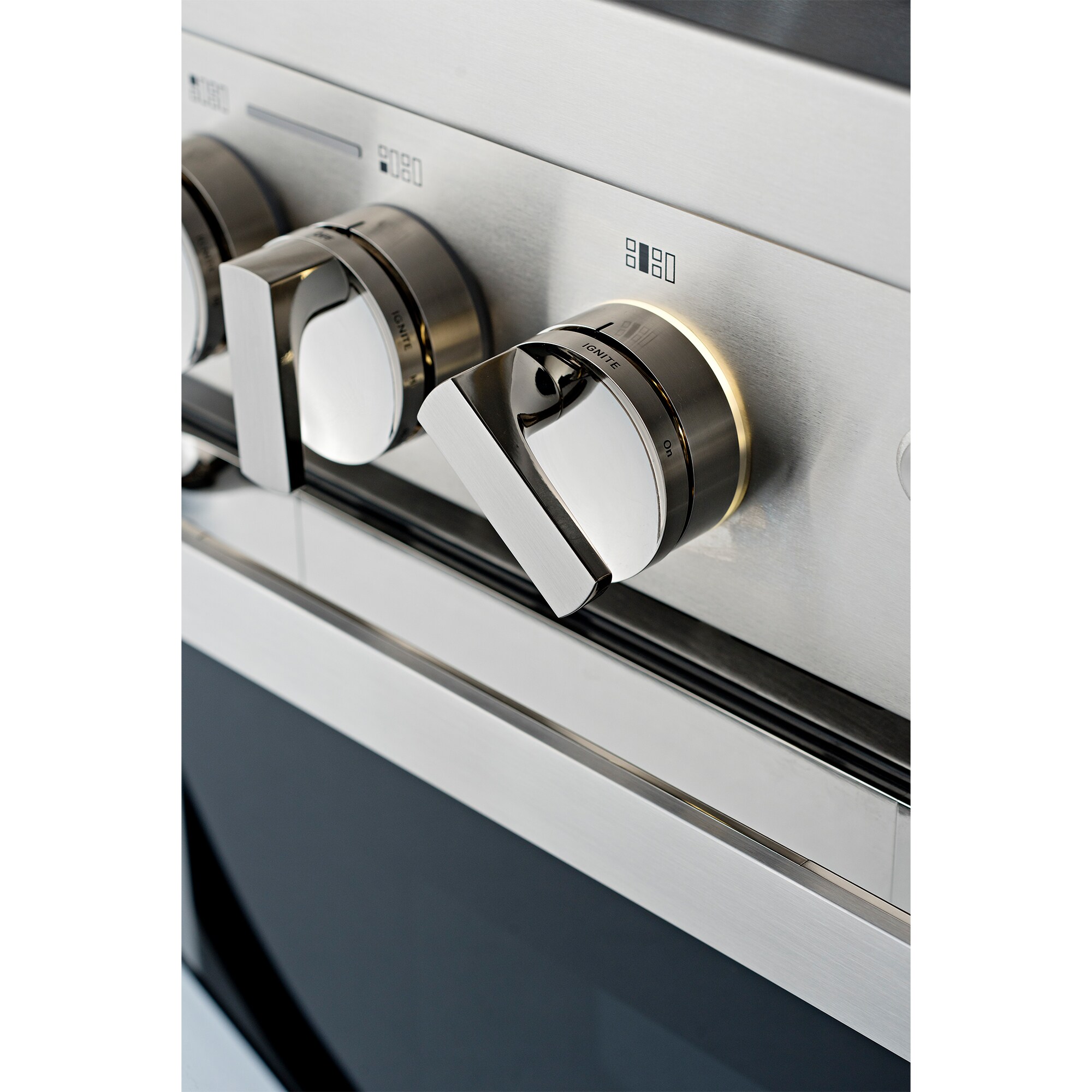 JennAir Noir Series 48 in. 6.3 cu. ft. Smart True European Convection Double Oven Dual Fuel Range with 4 Sealed Burners, Grill & Griddle - Stainless Steel, , hires