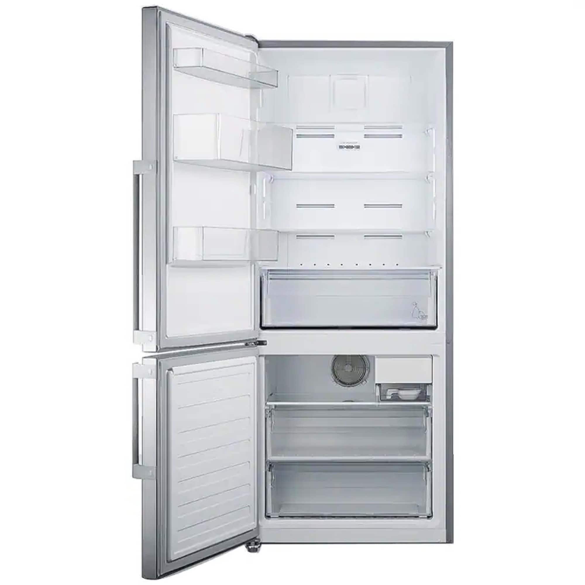 Summit Thin Line Series 28 in. 13.8 cu. ft. Counter Depth Left-Hinged Bottom Freezer Refrigerator with Ice Maker - Stainless Steel, , hires