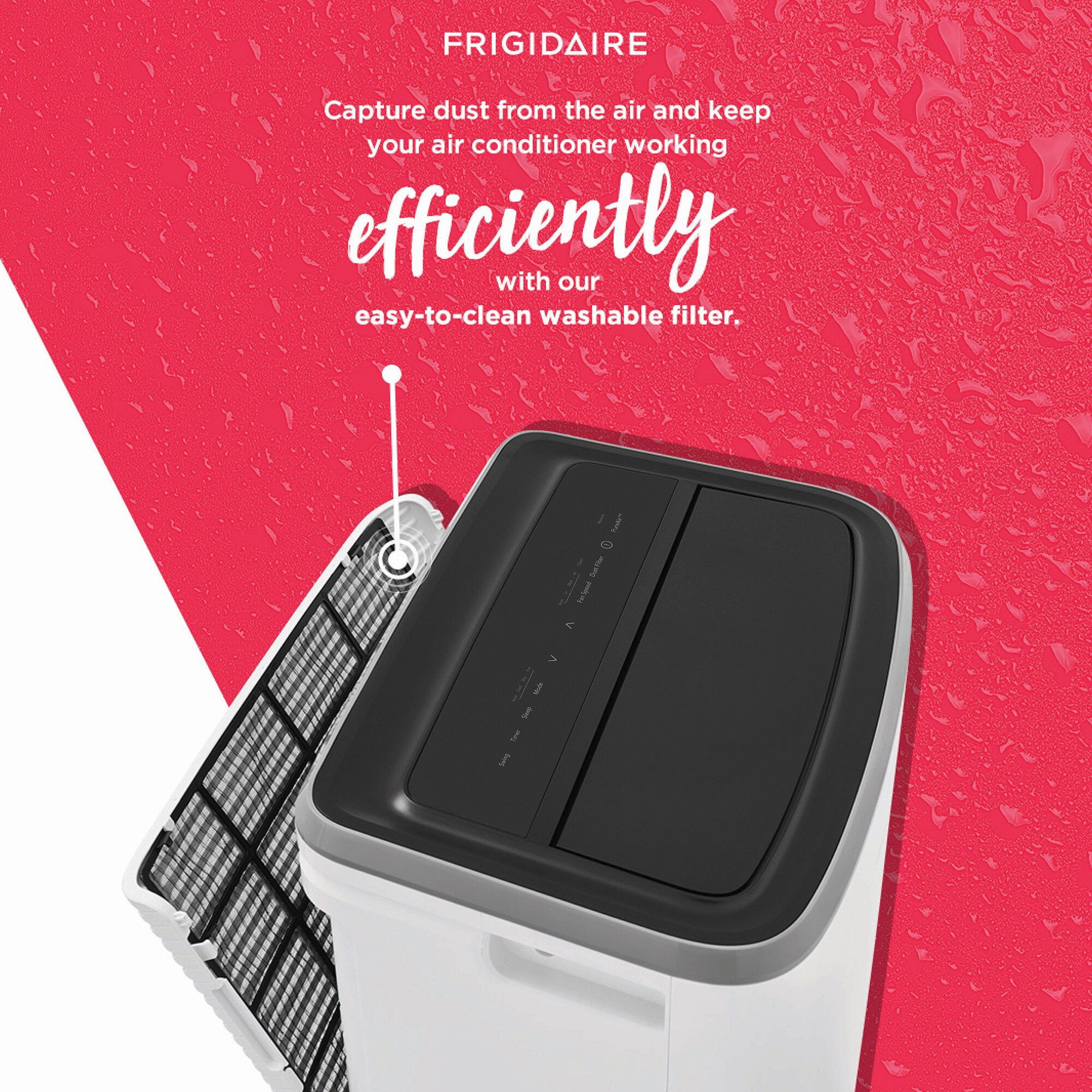 Frigidaire 10,000 BTU (6,500 BTU DOE) 115V Portable Air Conditioner with 3 Fan Speeds, Sleep Mode & Remote Control - White, , hires