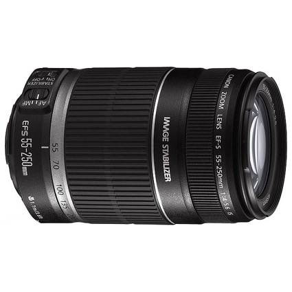 Canon 55-250mm Camera Lens - Black, , hires