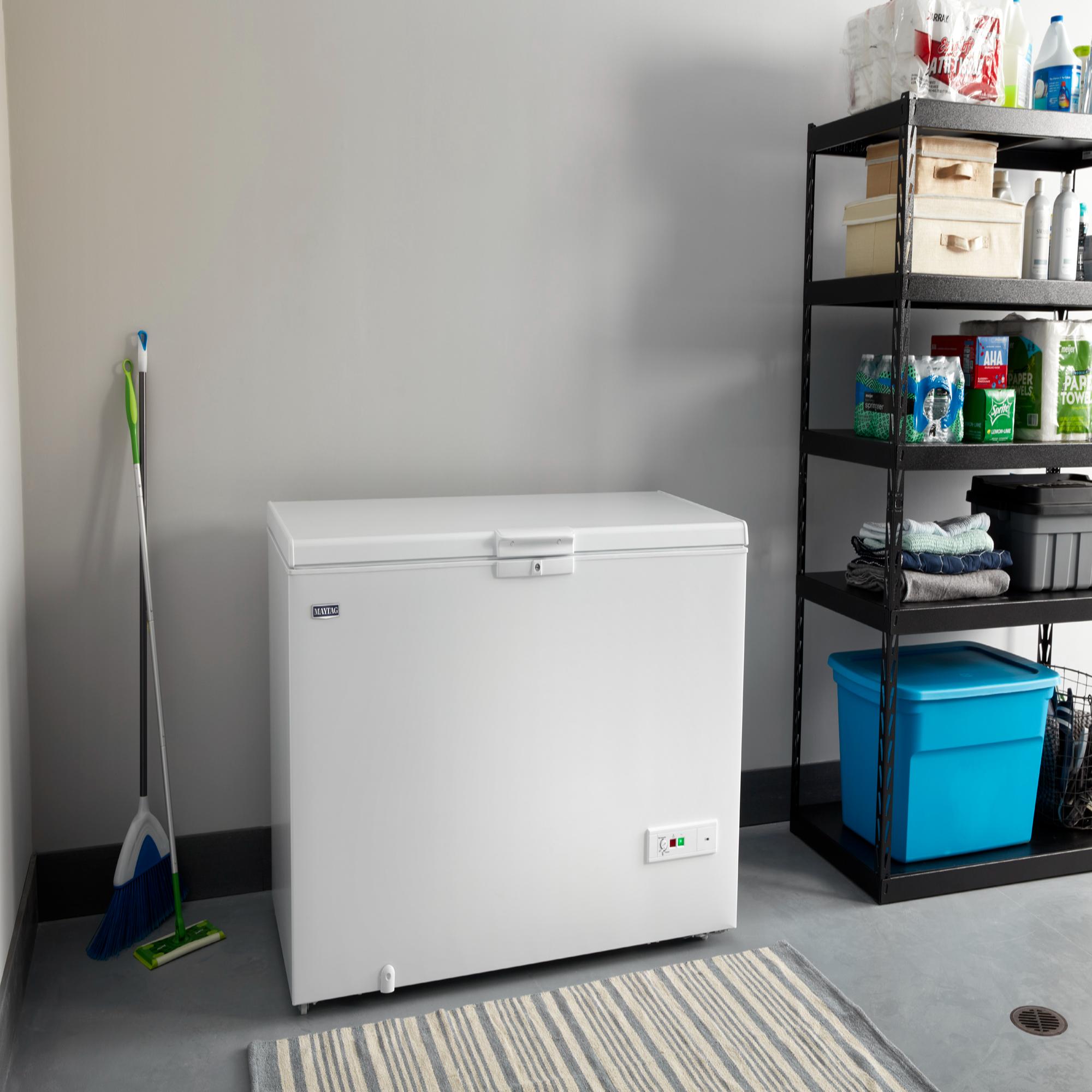 Maytag 55 in. 16.0 cu. ft. Garage-Ready Chest Freezer - White, , hires