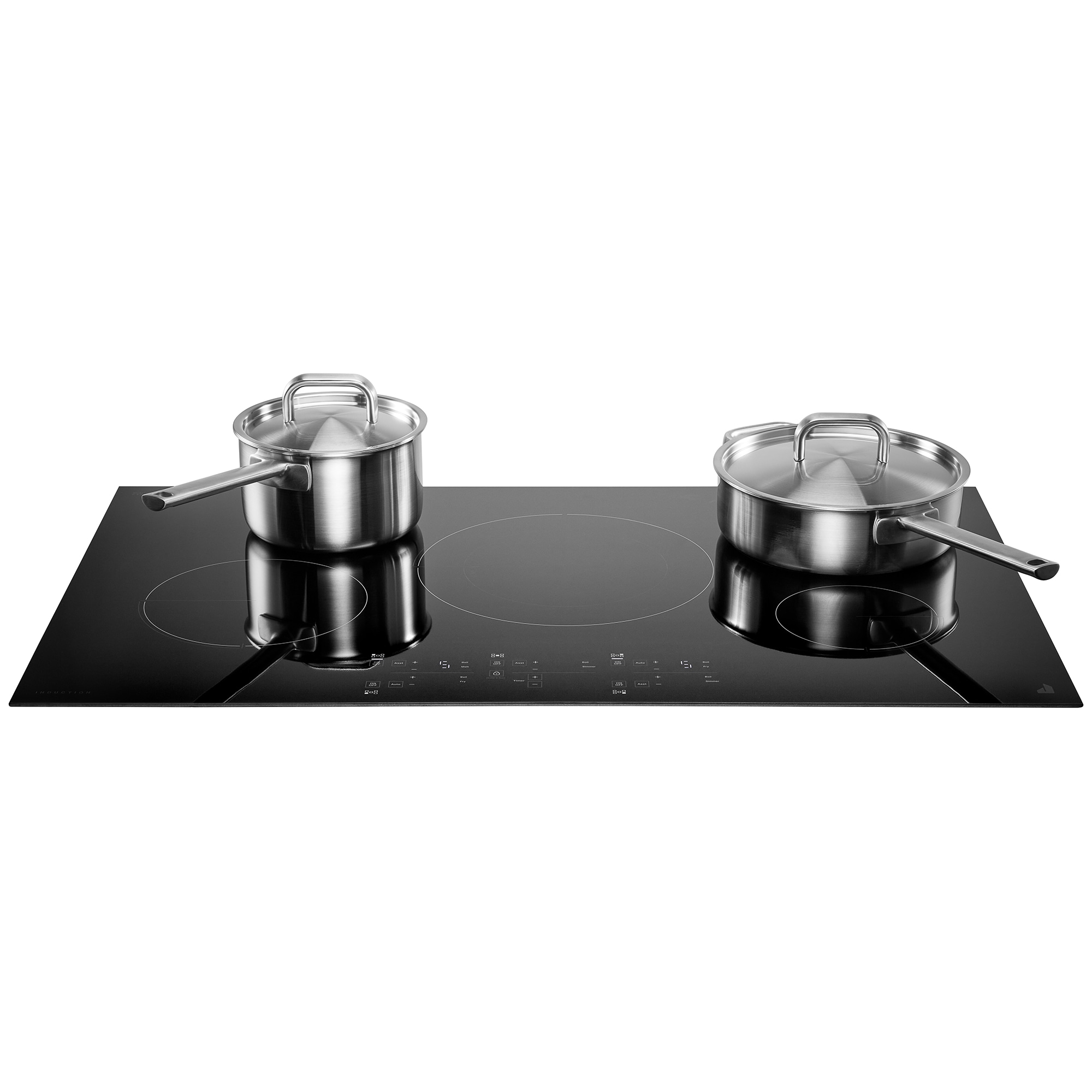 JennAir Oblivian Glass 36 in. 5-Burner Induction Cooktop with Simmer Burner & Power Burner - Black, , hires