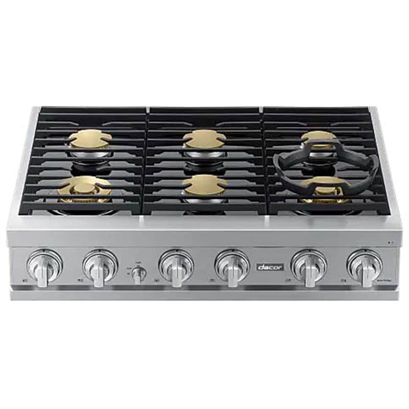 Dacor 36 in. 6Burner Smart Natural Gas Rangetop with Simmer Burner