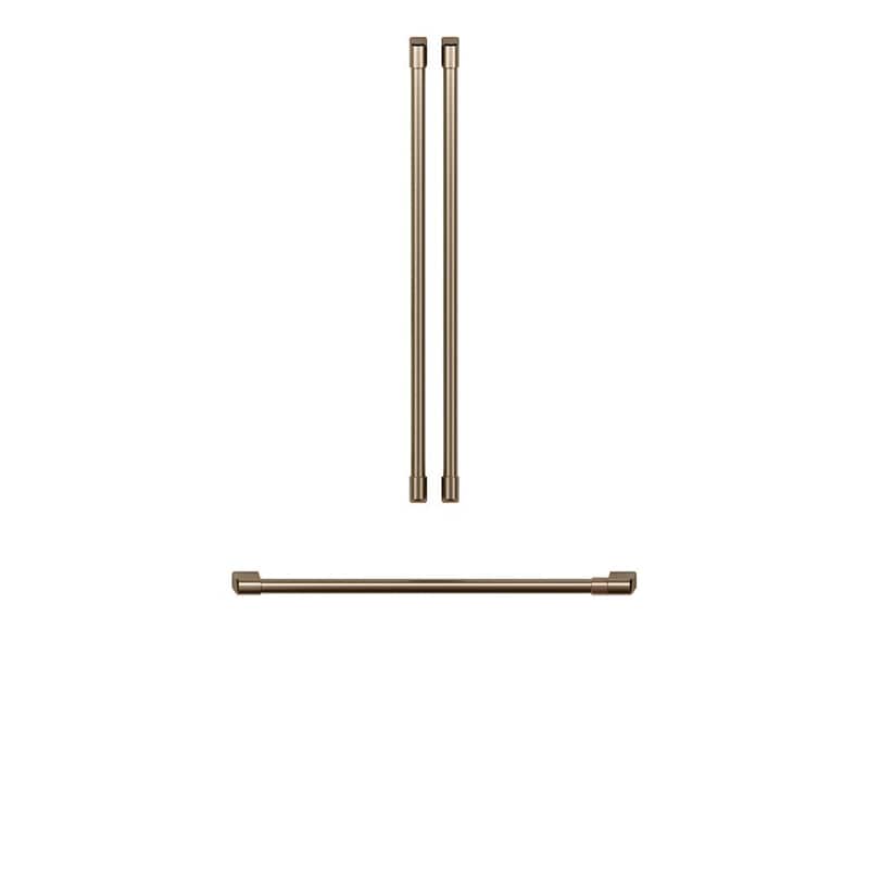 Cafe 36 in. 3-Door French Door Refrigerator Handle Kit (Set of 3) - Brushed Bronze, , hires