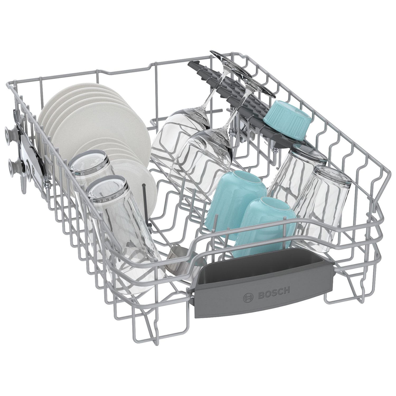 Bosch 800 Series 18 in. Front Control Smart Dishwasher with 44 dBa Sound Level, 3rd-Rack & CrystalDry - Stainless Steel, , hires