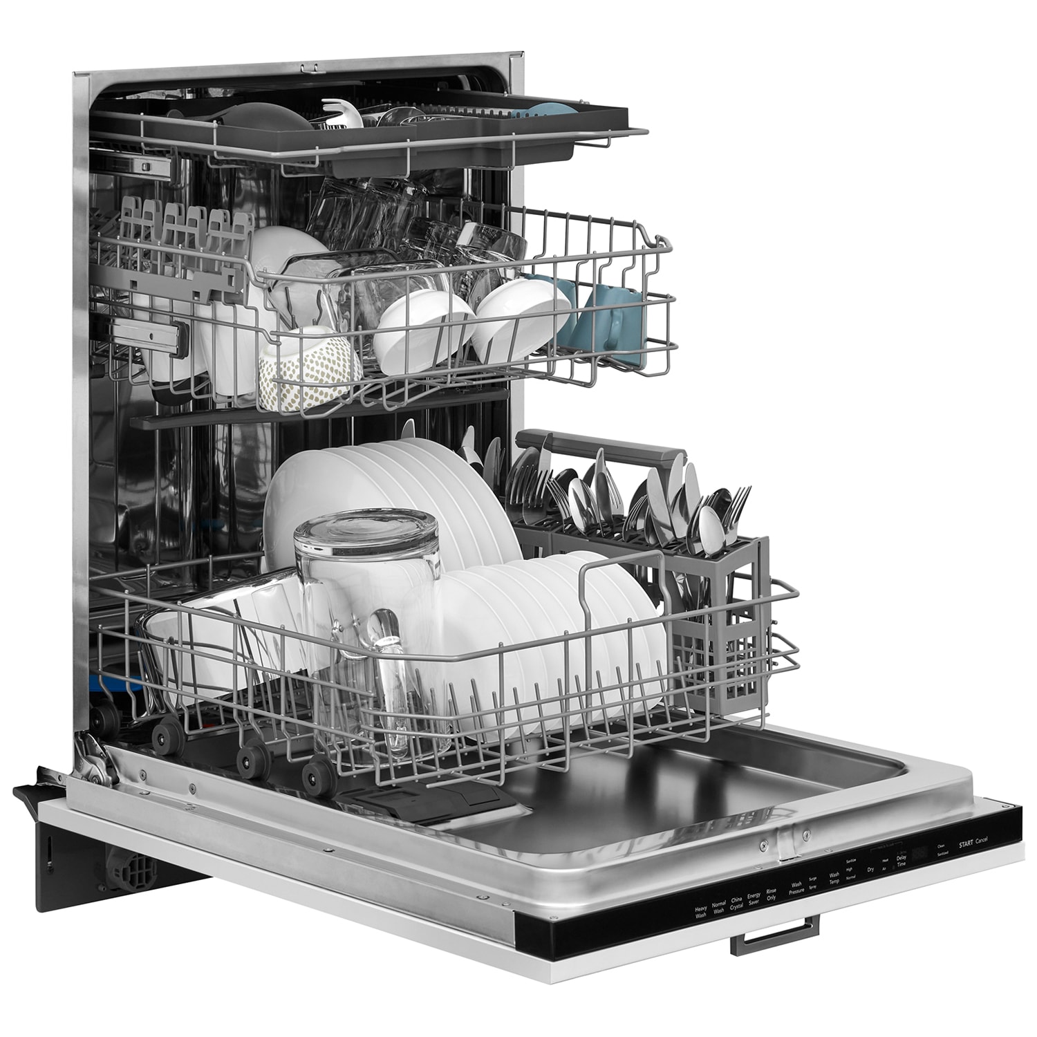 Frigidaire 24 in. Top Control Dishwasher with 49 dBa Sound Level, 3rd-Rack & EvenDry - Custom Panel Ready, , hires