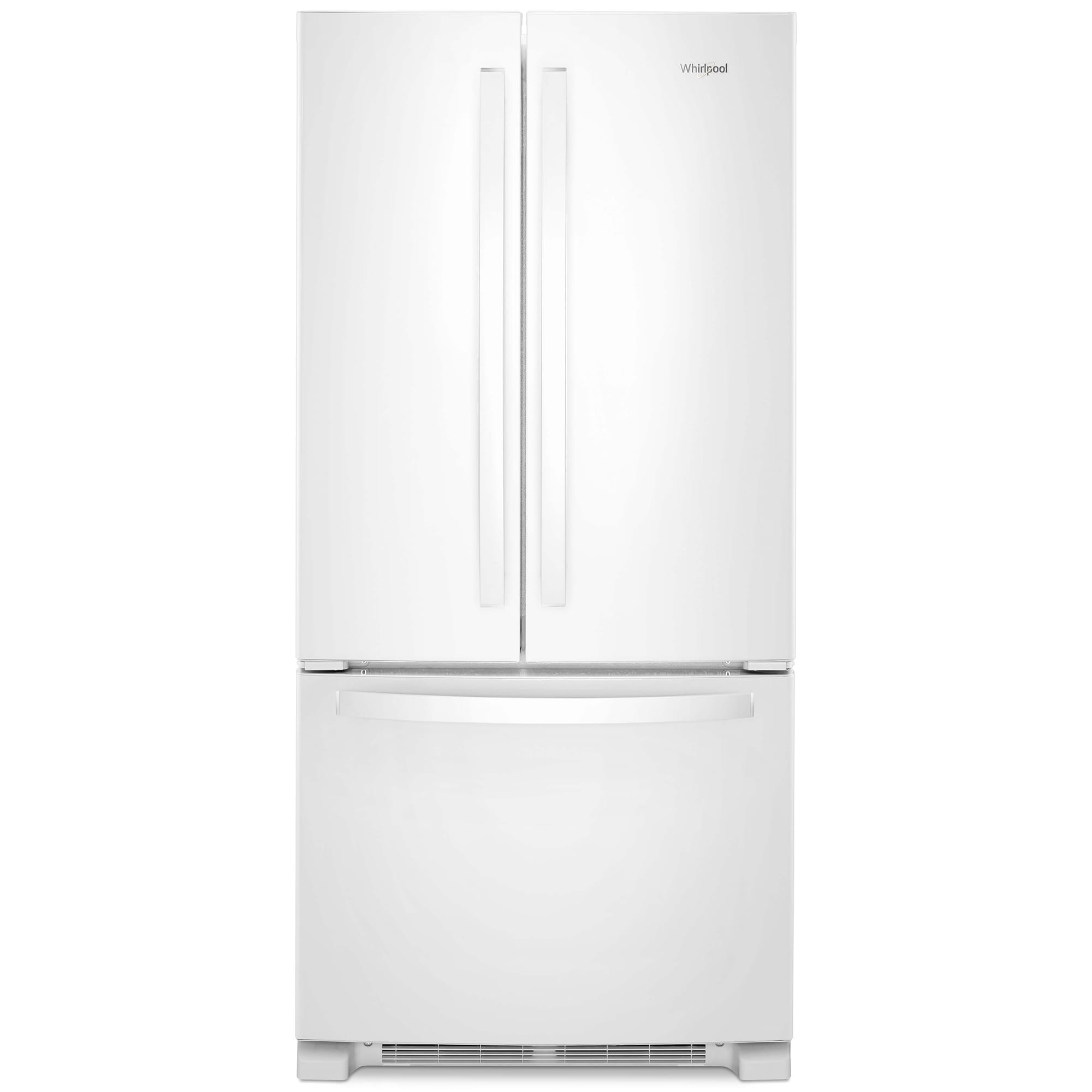Whirlpool 33 in. 22.1 cu. ft. French Door Refrigerator with Internal Water Dispenser - White, White, hires