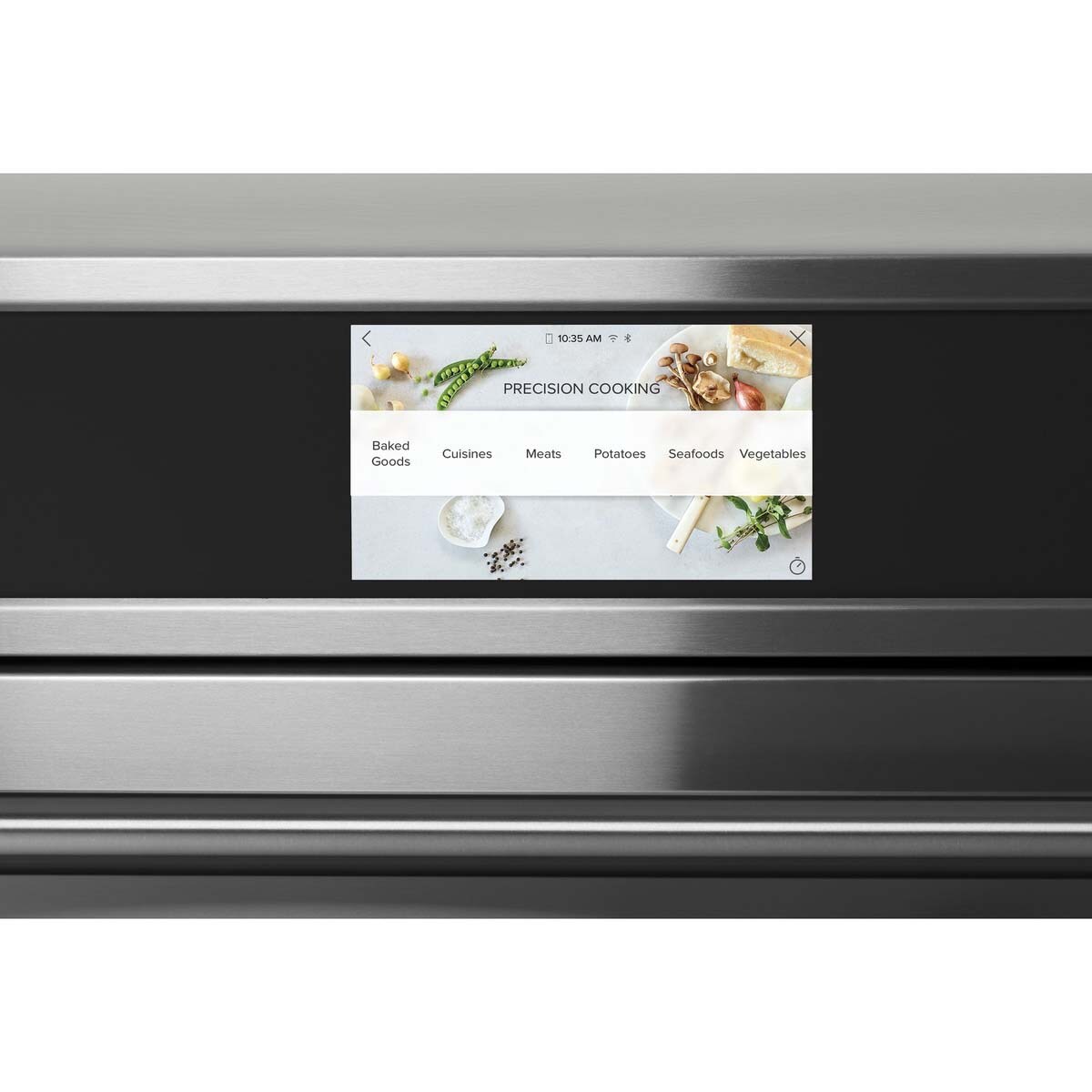 Cafe Professional Series 30 in. 5 cu. ft. Smart Electric Single Wall Oven with True European Convection - Stainless Steel, Stainless Steel, hires