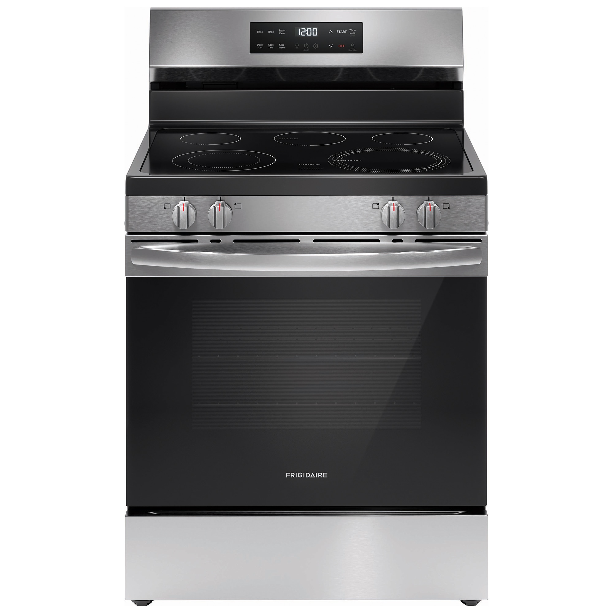 Frigidaire 30 in. 5.3 cu. ft. Electric Range with Smoothtop Burners - Stainless Steel, , hires