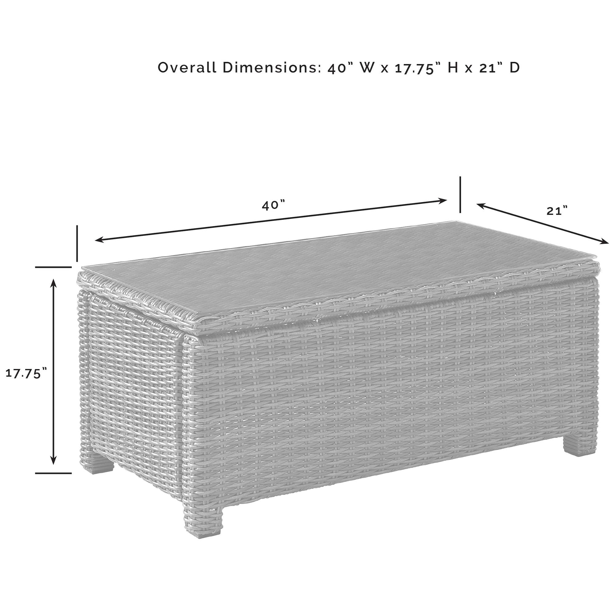 Crosley Bradenton 5 Piece Wicker Outdoor Conversation Set - Sangria, , hires