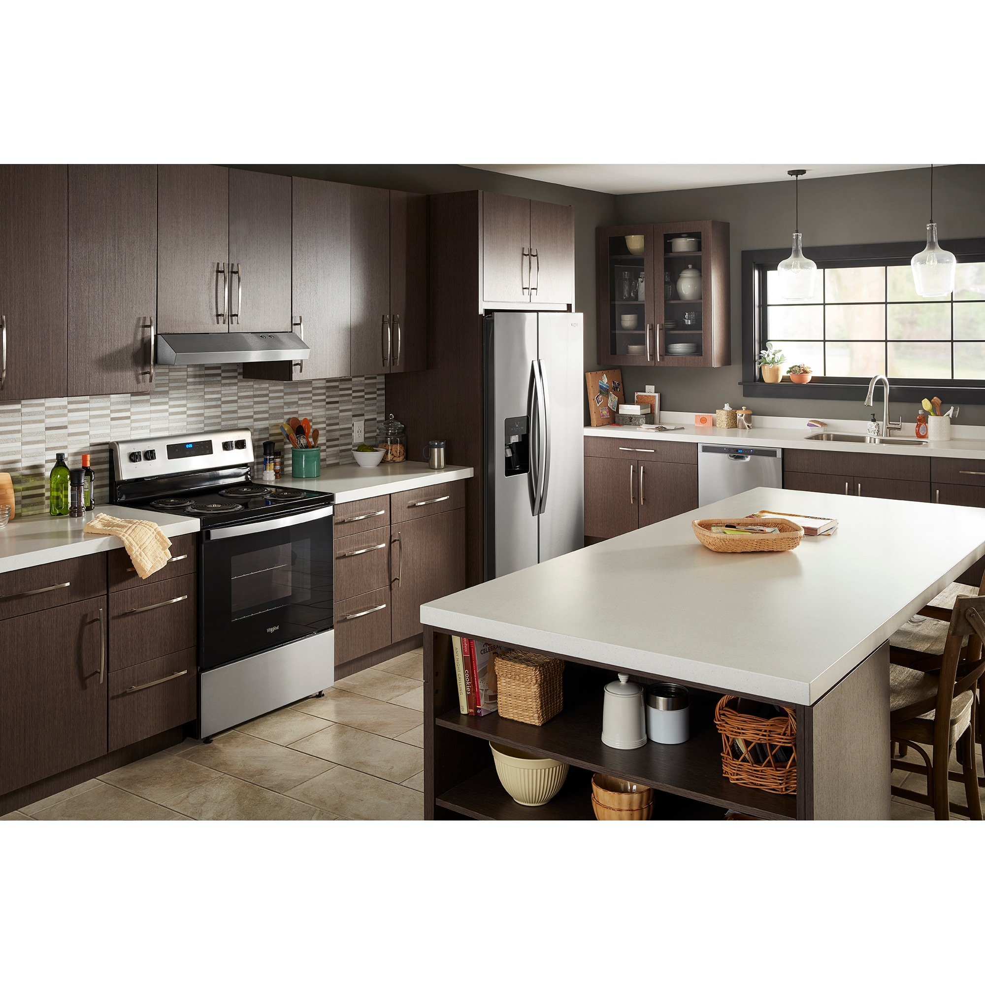 Whirlpool 30 in. 4.8 cu. ft. Electric Range with Coil Burners - Stainless Steel, Stainless Steel, hires
