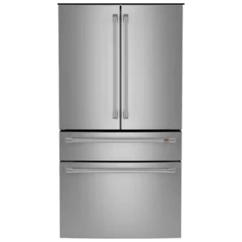 Cafe 36 in. 23.2 cu. ft. Smart Counter Depth 4-Door French Door Refrigerator with Internal Water AutoFill Pitcher - Stainless Steel, , hires