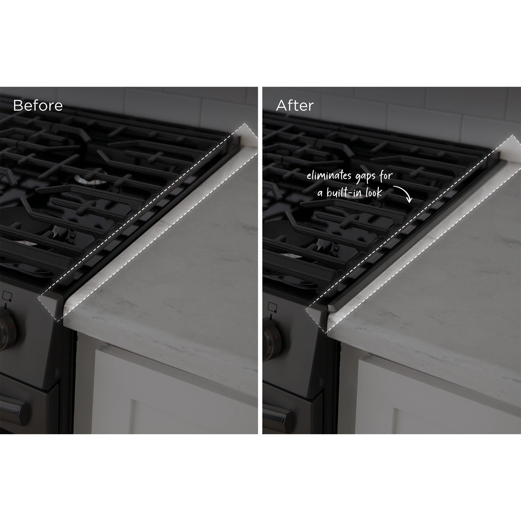 Frigidaire Front Control Freestanding Range 4-Piece Gas Trim Kit, , hires