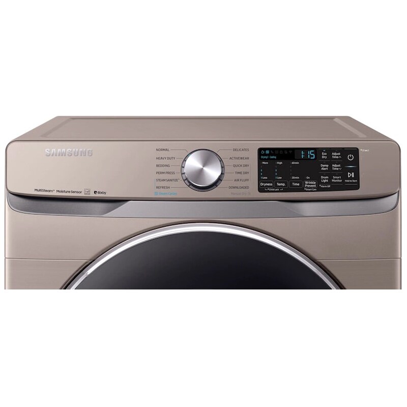 Samsung 27 in. 7.5 cu. ft. Smart Stackable Gas Dryer with Sanitize+