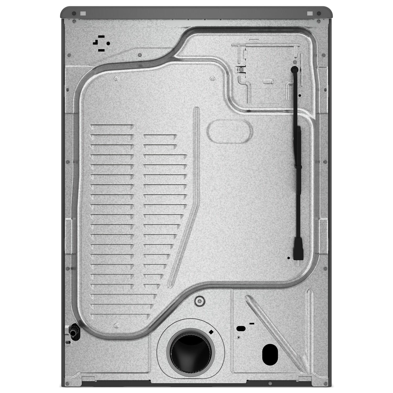 Whirlpool 27 in. 7.4 cu. ft. Smart Stackable Gas Dryer with Sensor Dry, Sanitize & Steam Cycle - Radiant Silver, Silver, hires