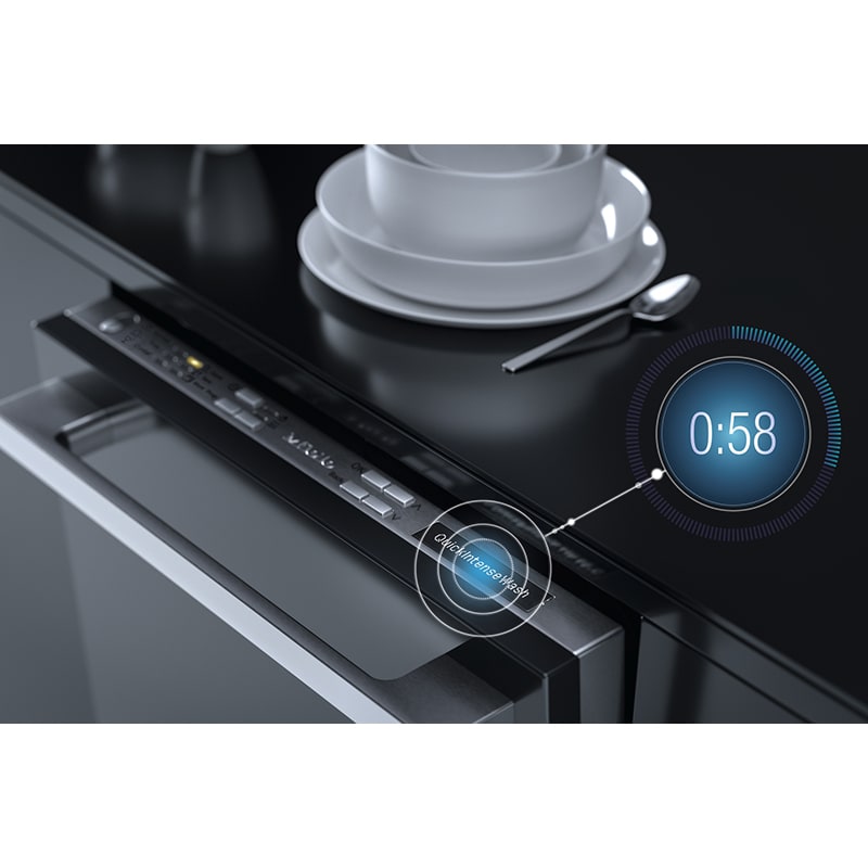 Miele 18 in. Top Control Smart Dishwasher with 42 dBa Sound Level & 3rd-Rack - Custom Panel Ready, , hires
