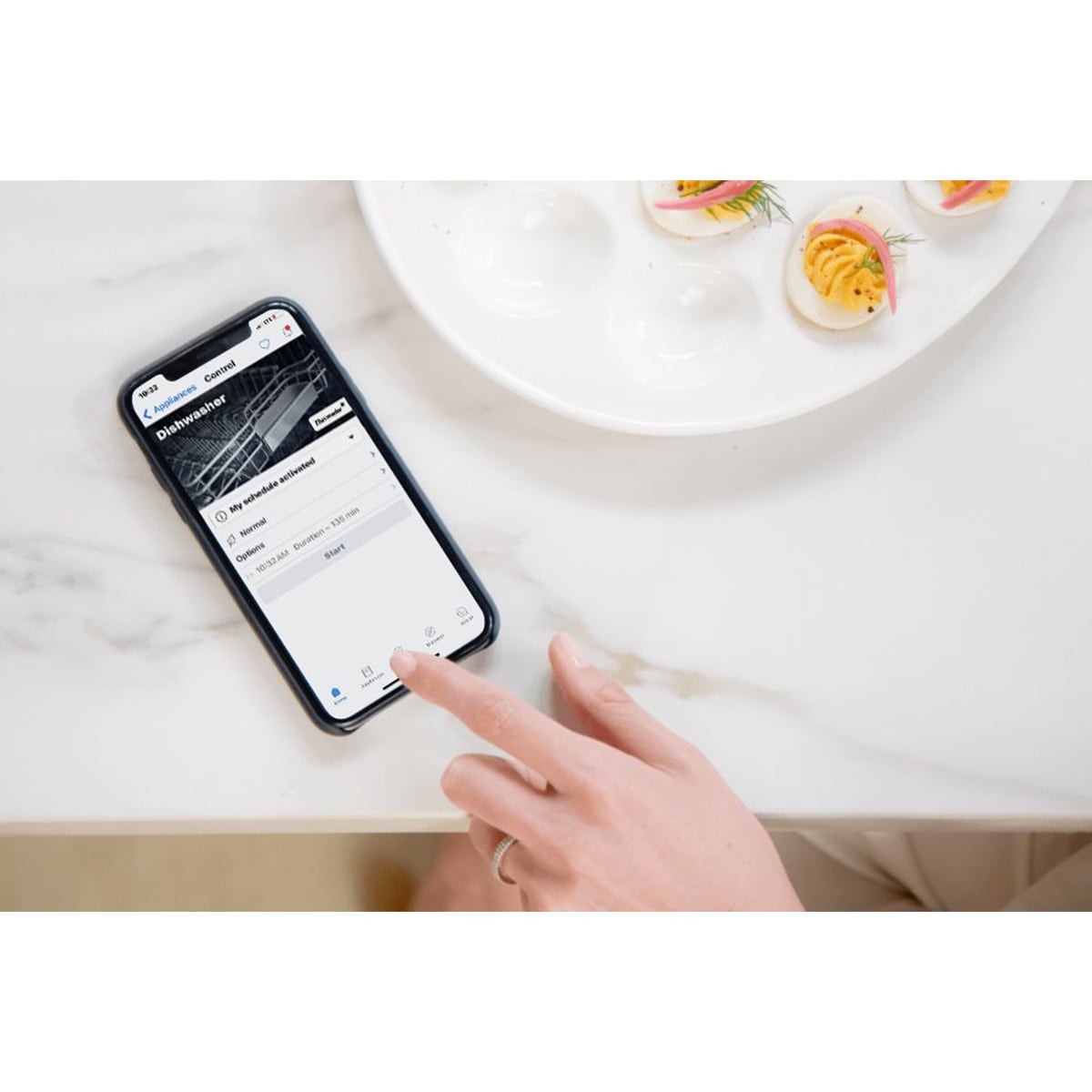 Thermador Emerald Series 24 in. Top Control Smart Dishwasher with 48 dBa Sound Level & 3rd-Rack - Custom Panel Ready, Custom Panel Required, hires