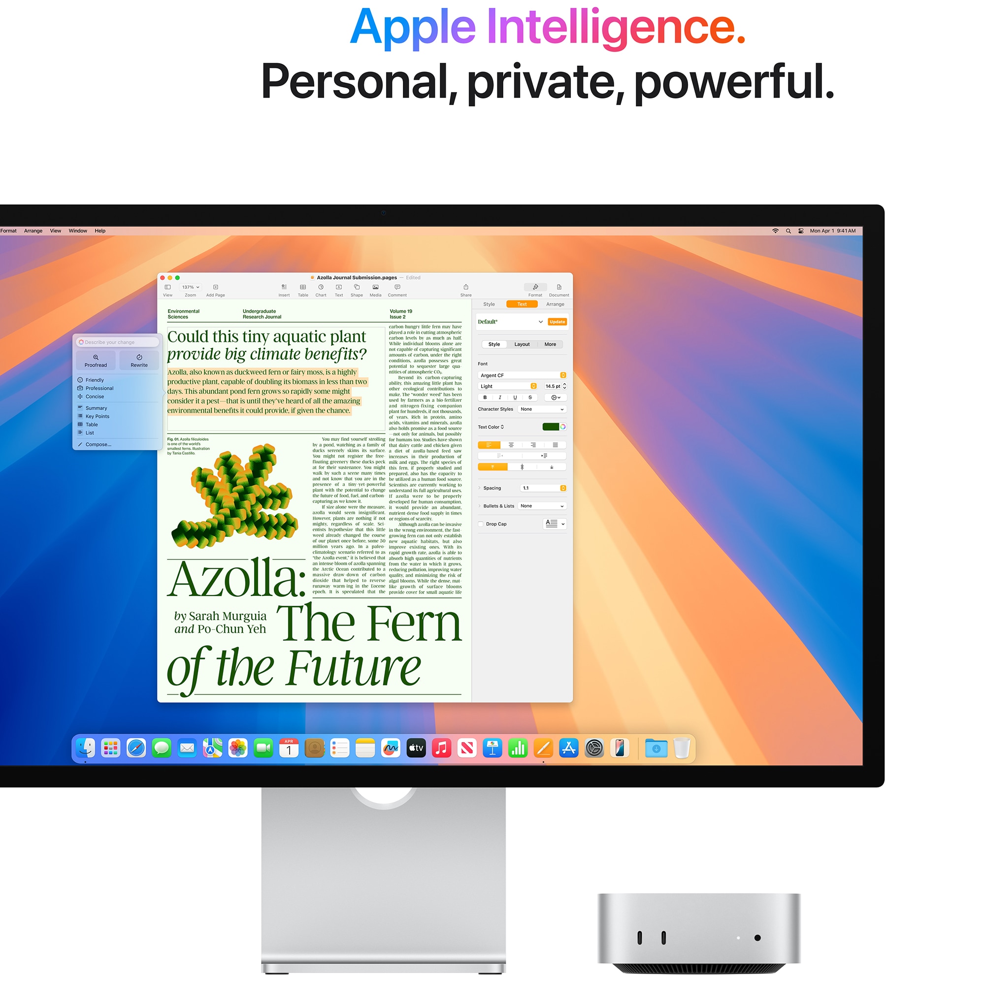 Apple Mac Mini (2024) with Apple M4 10-Core CPU, 10-Core GPU, 16 GB RAM, 512 GB SSD & Mac OS - Silver, , hires