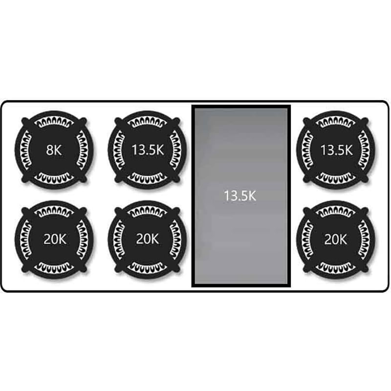 Viking 7 Series 48 in. 7.3 cu. ft. True European Convection Double Oven Dual Fuel Range with 6 Sealed Burners & Griddle - Stainless Steel, , hires