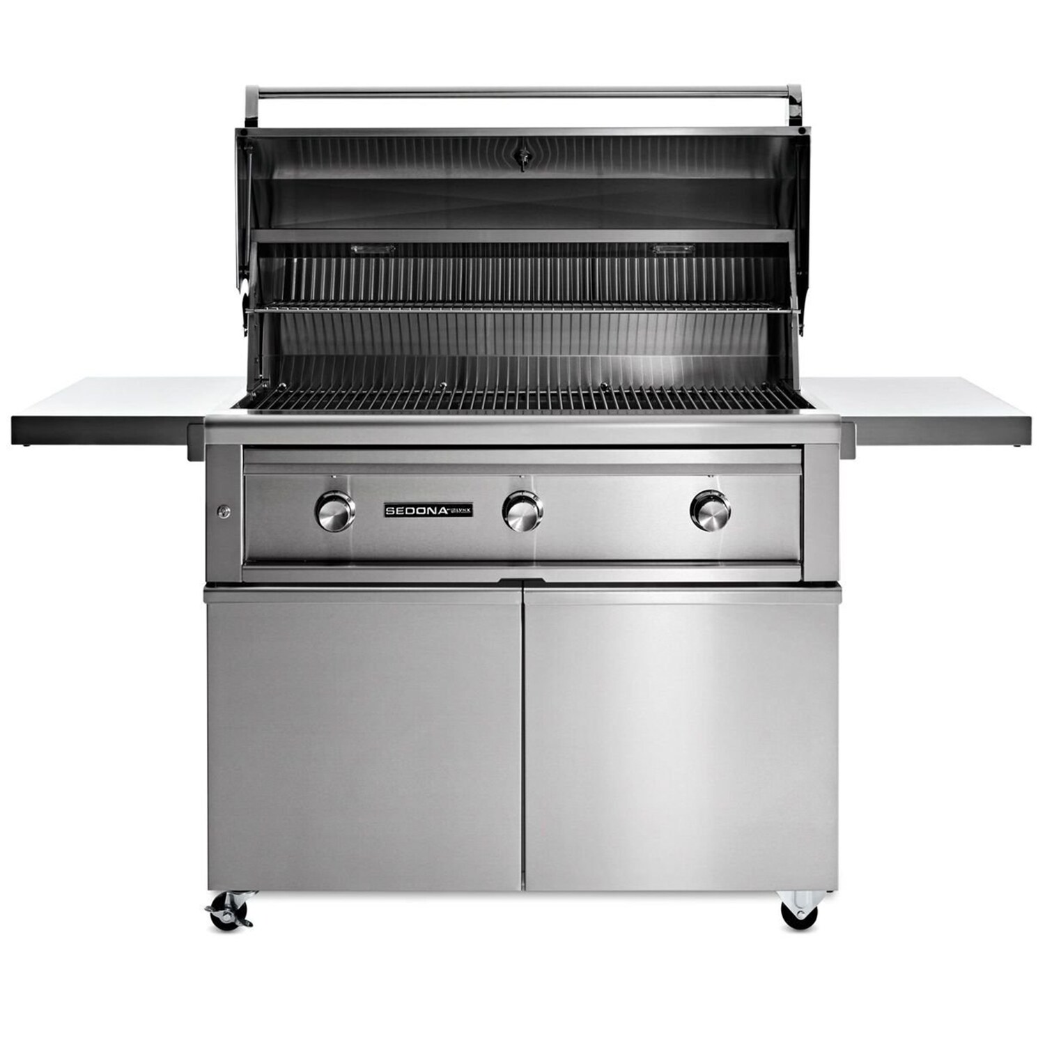 Sedona by Lynx 42 in. 3-Burner Natural Gas Grill with Electronic Ignition System & Sear Burner - Stainless Steel, , hires