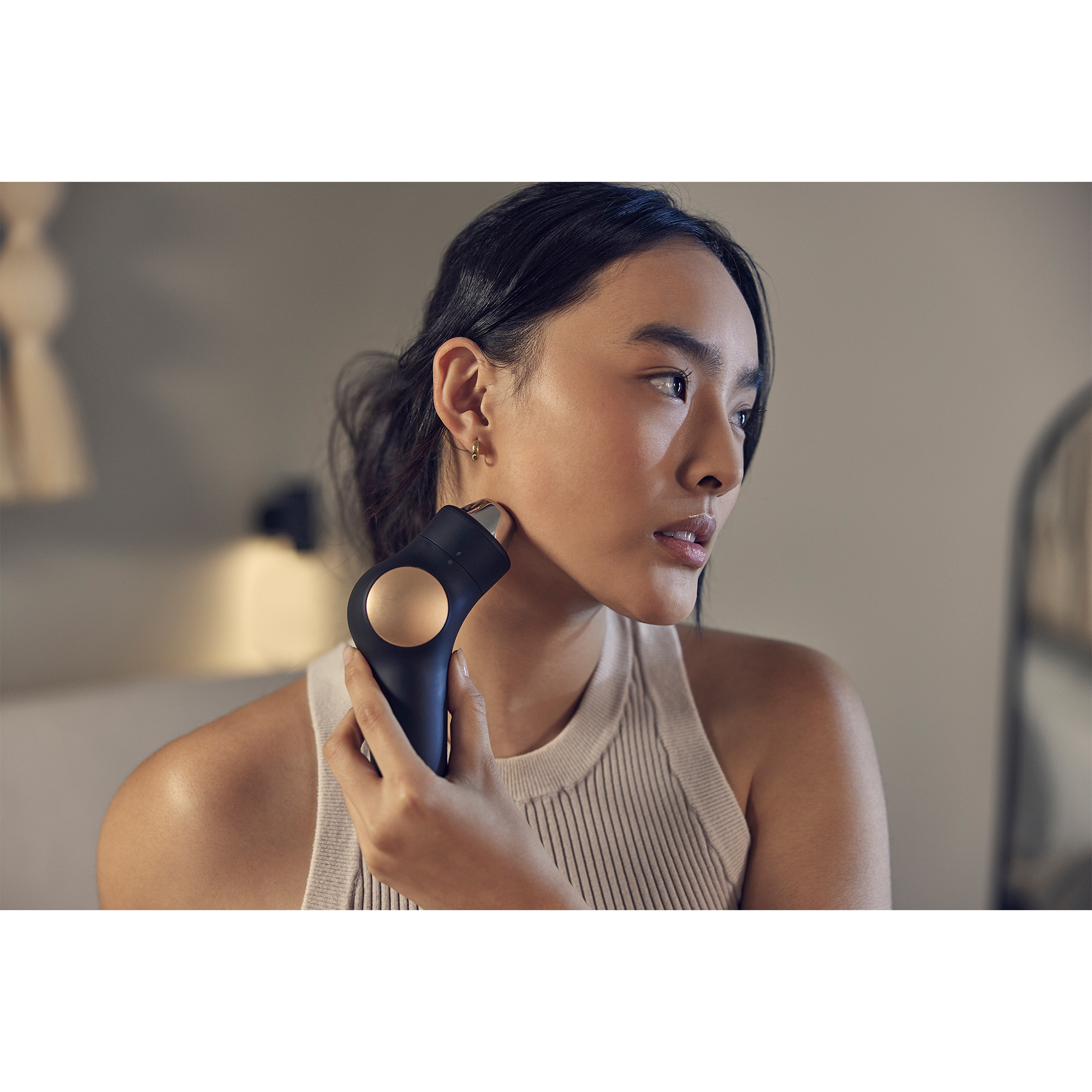 Therabody TheraFace Hot & Cold Rings Black P.C. Richard & Son