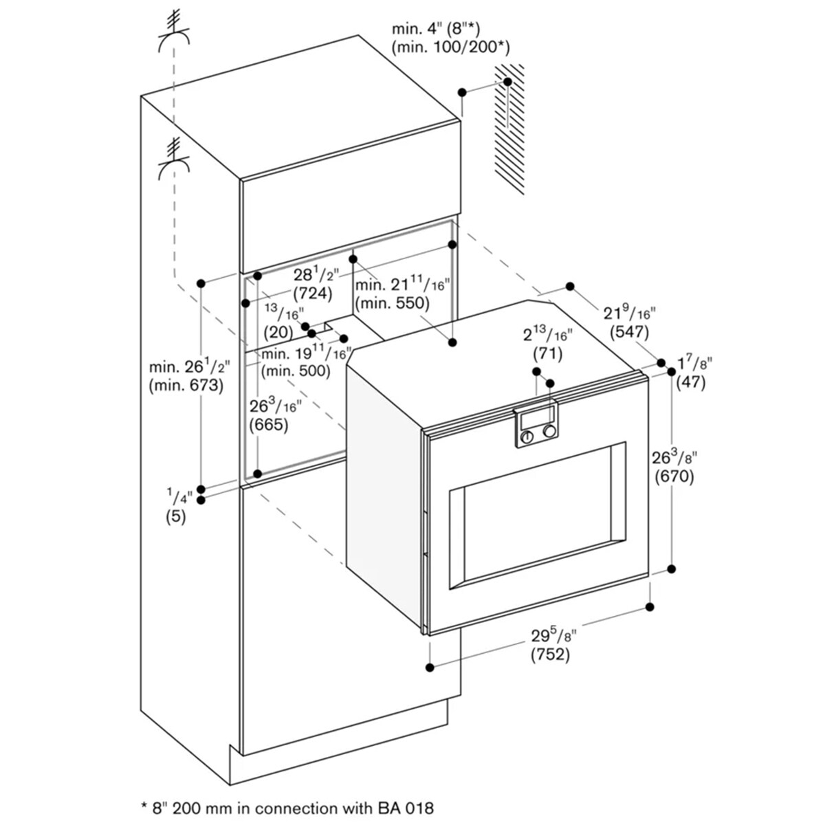 Gaggenau 400 Series 30 in. 4.5 cu. ft. Electric Single Wall Oven with Standard Convection - Stainless Steel, , hires