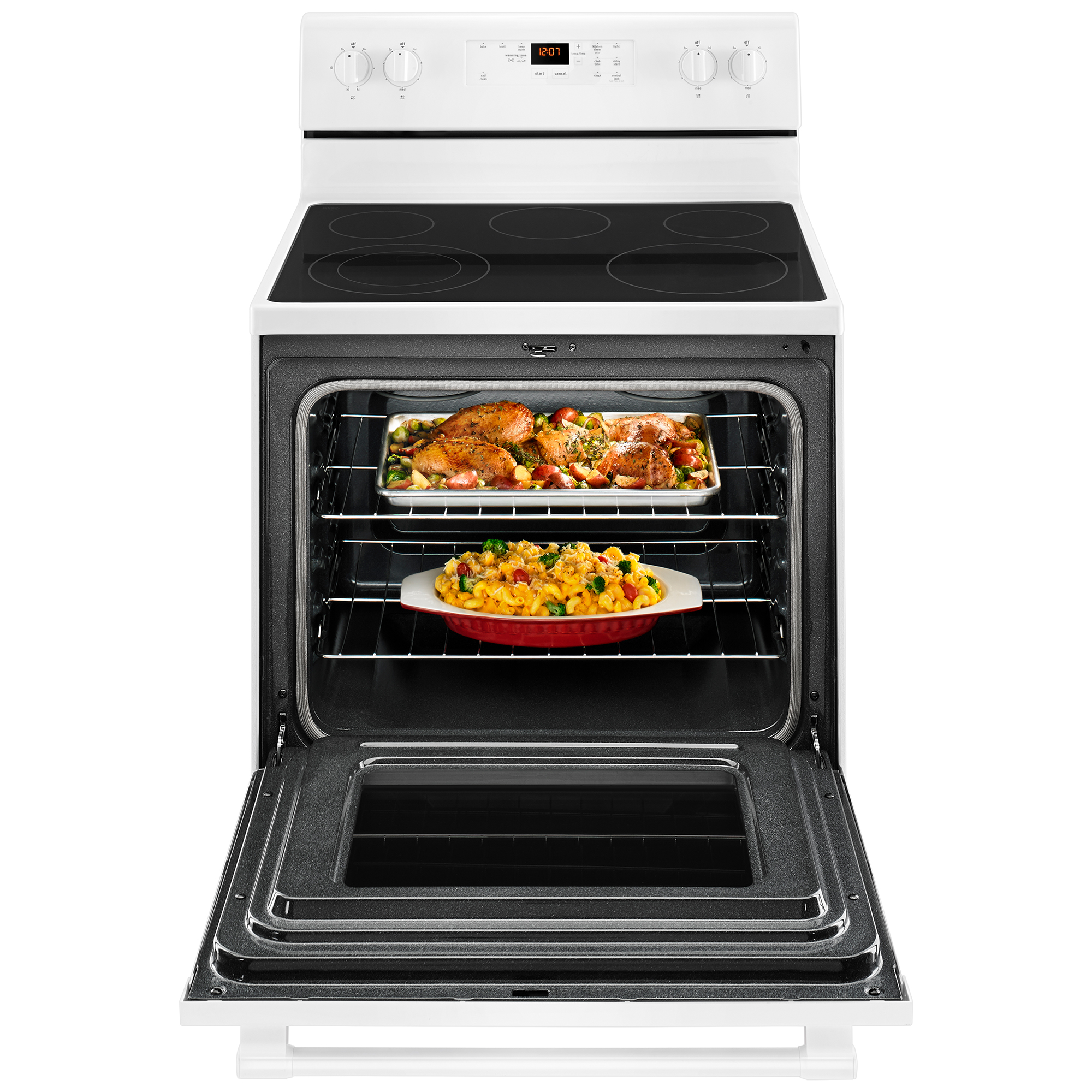 Maytag 30 in. 5.3 cu. ft. Oven Freestanding Electric Range with 5