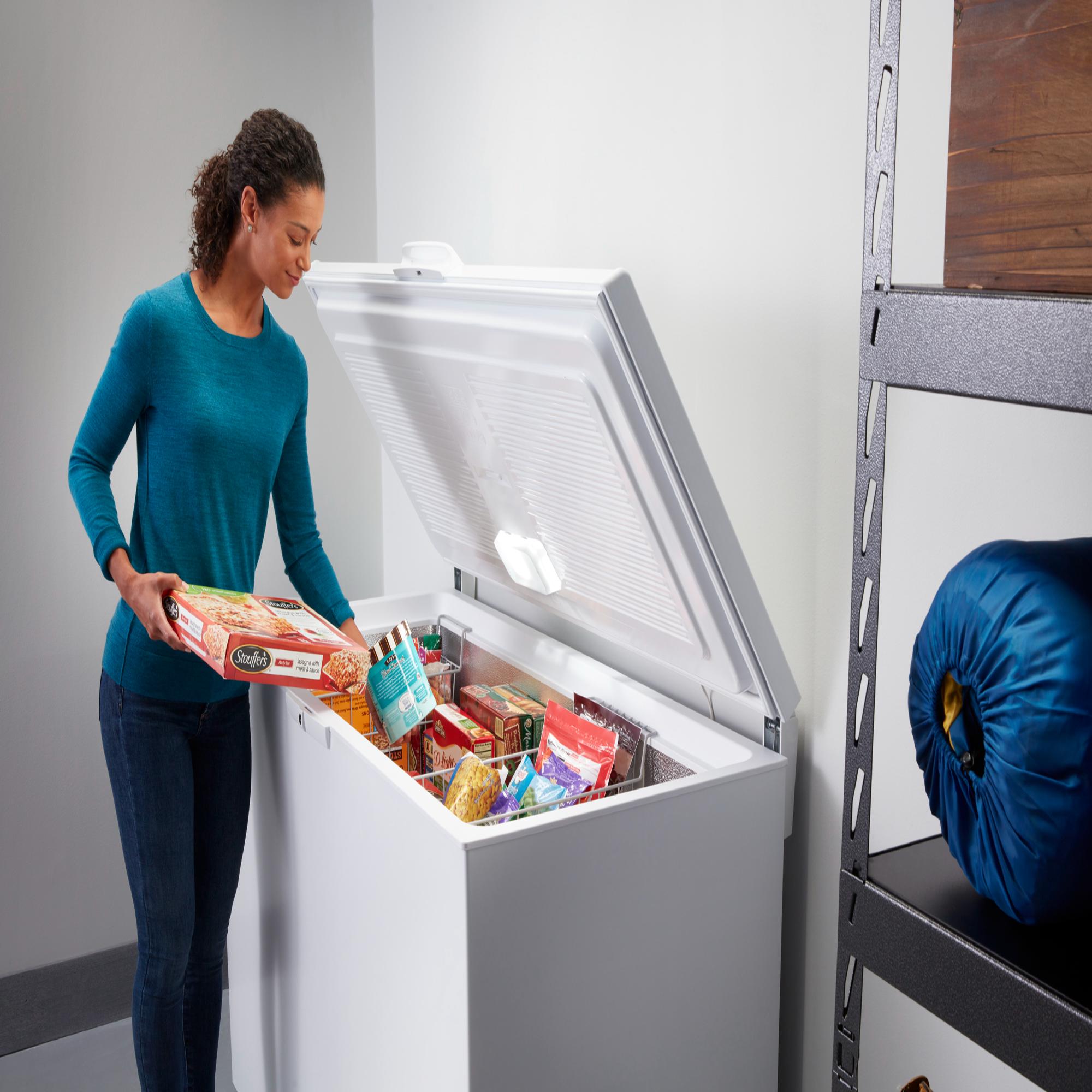 Maytag 55 in. 16.0 cu. ft. Garage-Ready Chest Freezer - White, , hires