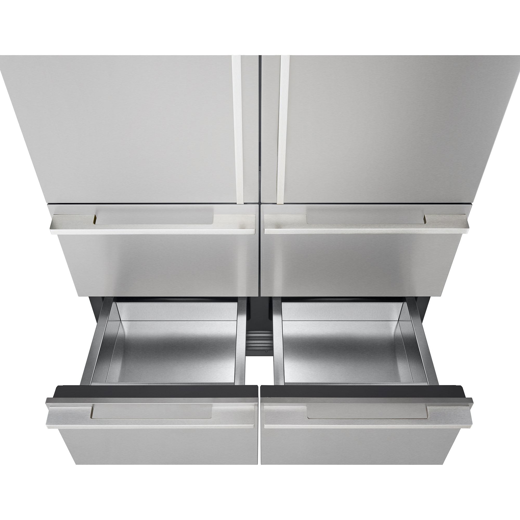 Signature Kitchen Suite 48 in. 26.0 cu. ft. Built-In Smart Counter Depth 6-Door French Door Refrigerator with Internal Water Dispenser - Stainless Steel, , hires