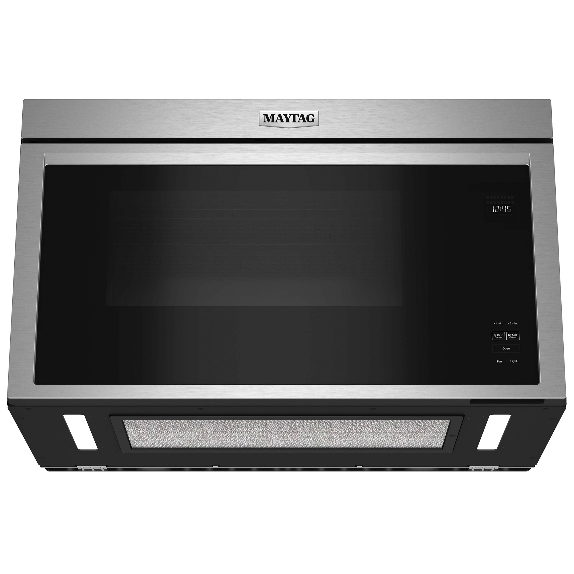 Maytag 30 in. 1.1 cu. ft. 1000W Over-the-Range Microwave with 300 CFM & Sensor Cooking - Fingerprint Resistant Stainless, , hires
