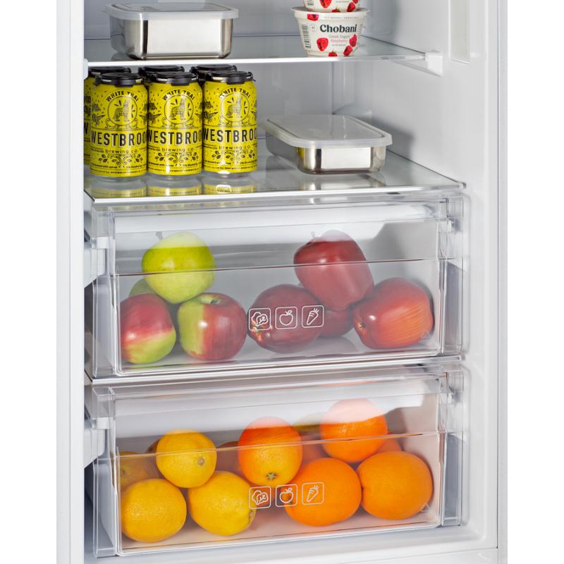 Summit 24 in. 10.7 cu. ft. Built-In Counter Depth Bottom Freezer Refrigerator - Custom Panel Ready, , hires